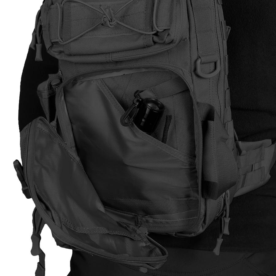 Тактичний рюкзак TCB Чорний 20 л. фото